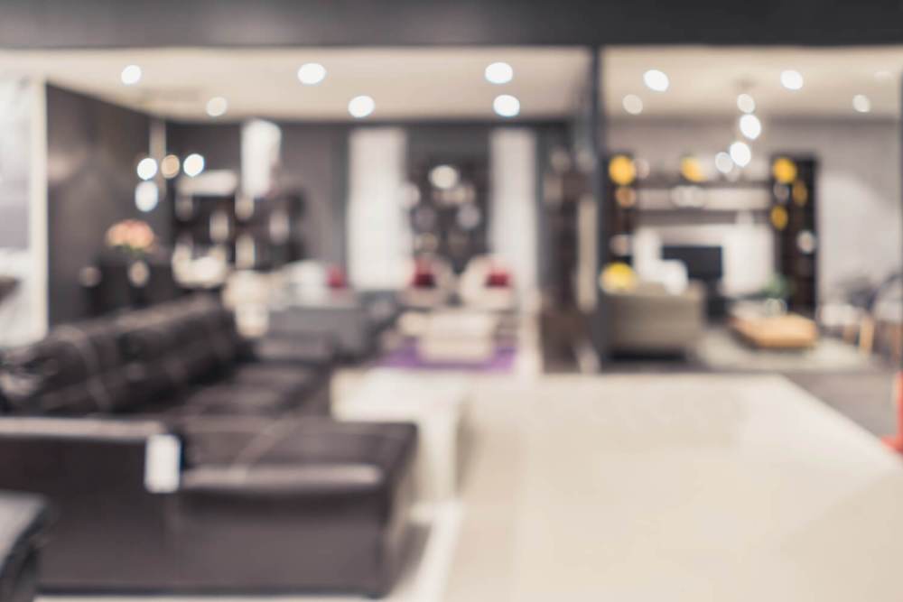 Furniture online and offline front store